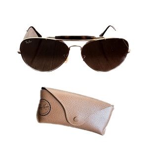 Ray-Ban Aviator Outdoorsman Havana Sunglasses